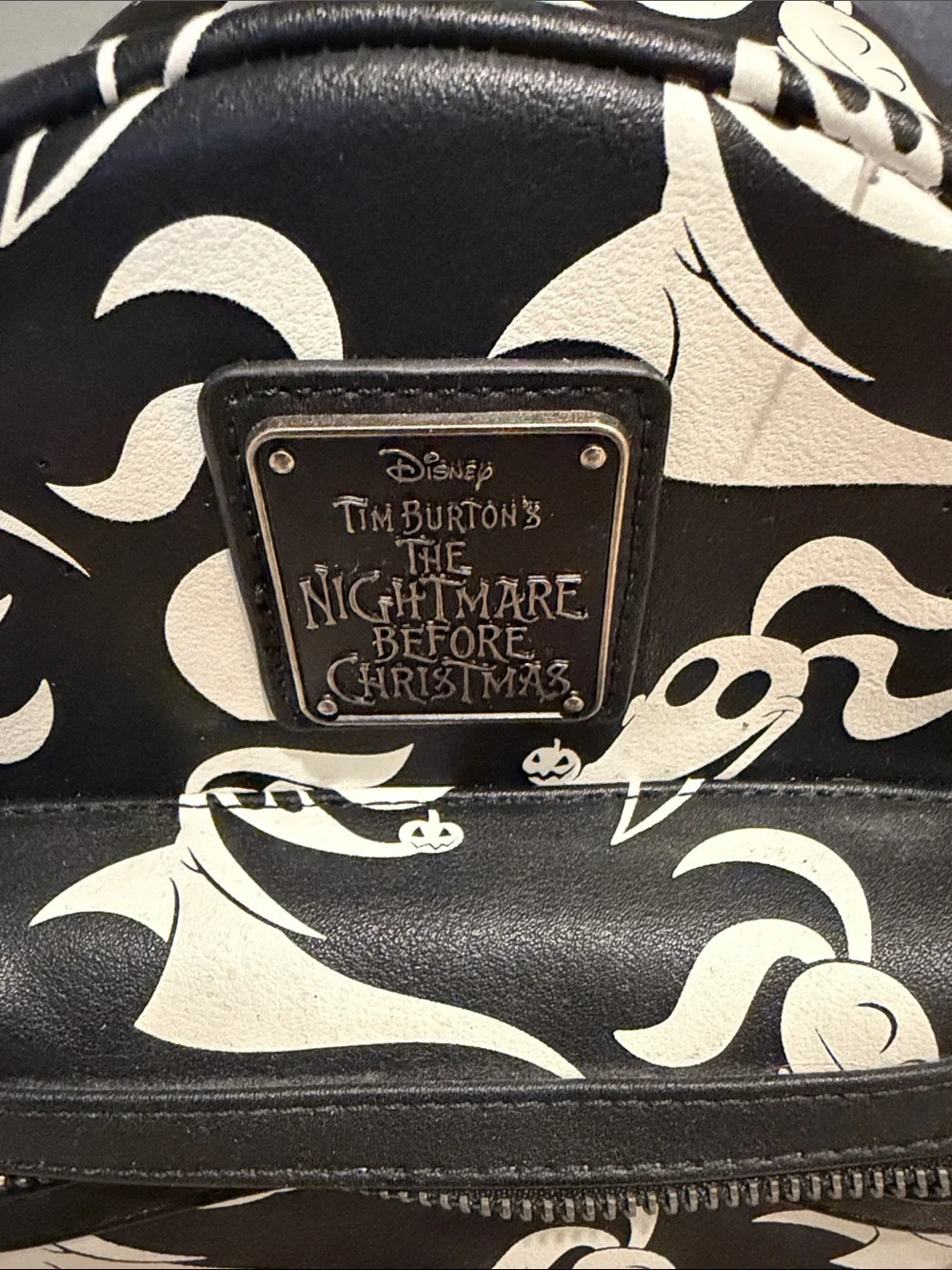 Disney The Nightmare Before Christmas Black & White Mini Backpack